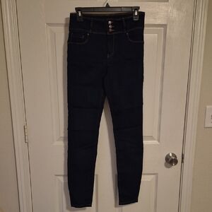 Wax Jean High Rise Dark Blue Jeans